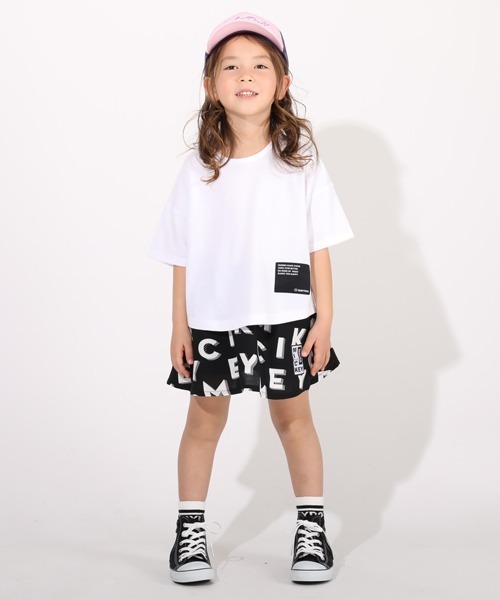 Disney(ディズニー)の「親子お揃い ディズニー イニシャル総柄スカート 3832K (トップス別売)(デニムスカート・キッズ・ブラック・130cm/140cm/120cm/100cm/110cm/90cm)」の6枚目の写真