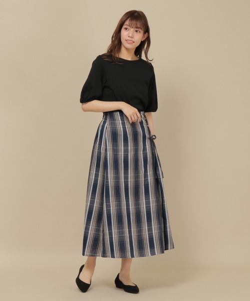 ikka（イッカ）の「ノルマンディリネンレースアップスカート（スカート・レディース・ベージュ/ネイビー/オリーブ・M/L）」の18枚目の写真