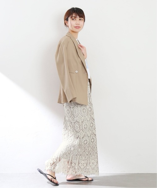 La Totaliteラトータリテ美シルエットグレー スカートスーツ