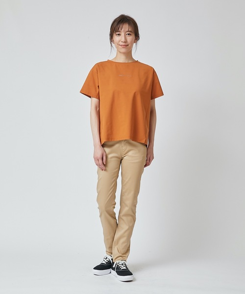 Arnold Palmer（アーノルドパーマー）の「ストレッチチノスリム5ポケットパンツ（チノパンツ・レディース・ネイビー/ベージュ・4/3/2）」の8枚目の写真