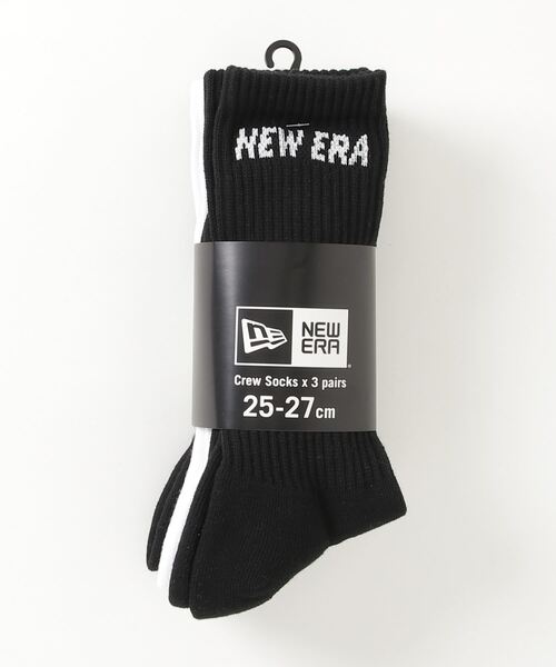 NEW ERA(ニューエラ)の「NEW ERA/ニューエラ ソックス クルー3足セット 12674028(ソックス/靴下・メンズ・マルチ・25-27CM)」の3枚目の写真