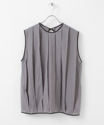 siiwa | siiwa　コットンシルクタックブラウス(シャツ/ブラウス)