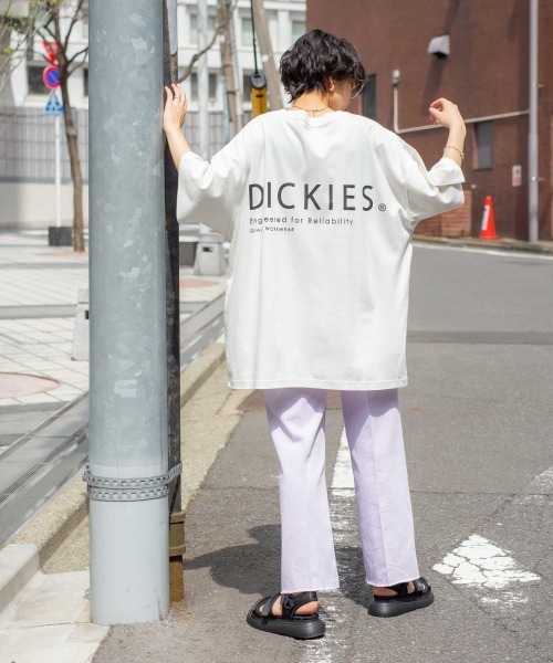 Dickies（ディッキーズ）の「【Dickies/ディッキーズ】チュニックワンピース/937797（ワンピース・レディース・ホワイト/ブルー/スミクロ・FREE）」の16枚目の写真