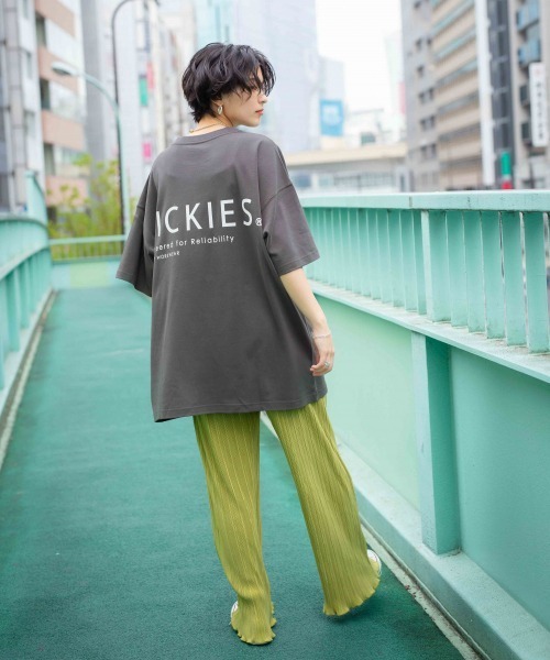 Dickies（ディッキーズ）の「【Dickies/ディッキーズ】チュニックワンピース/937797（ワンピース・レディース・ホワイト/ブルー/スミクロ・FREE）」の9枚目の写真