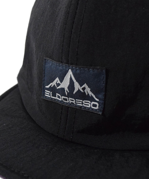 エルドレッソ　ツインキャップ　BLACK　サイズM ランニング ELDORESO（エルドレッソ）の「Twins Cap / ツインズキャップ
