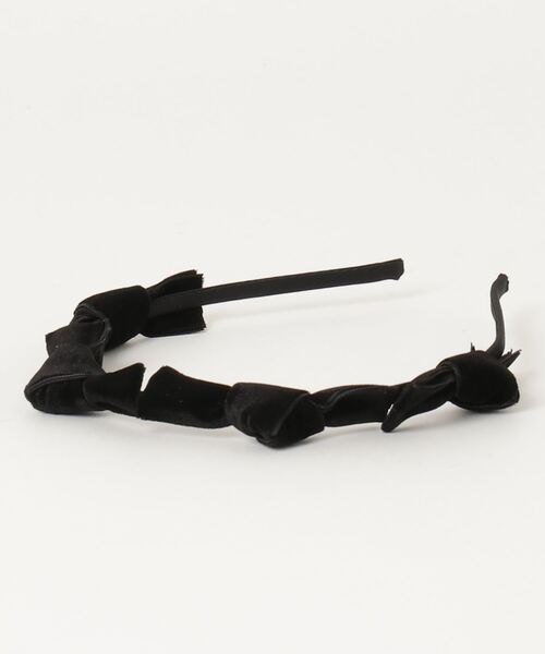 WEGO（ウィゴー）の「WEGO/リボンベロアカチューシャ（カチューシャ・レディース・ブラック/ワイン・FREE）」の3枚目の写真