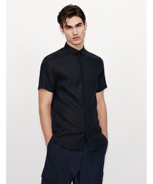 ARMANI EXCHANGE | 【A|X アルマーニ エクスチェンジ】半袖リネンシャツ/REGULAR(シャツ/ブラウス)