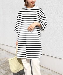 SHIPS | 【WEB限定】ルーズシルエットボーダーTEE◇(Tシャツ/カットソー)