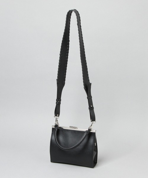 HARE（ハレ）の「ミニマルガマグチBAG(HARE)（ショルダーバッグ・レディース・ブラック/ブラック系その他・FREE）」の20枚目の写真