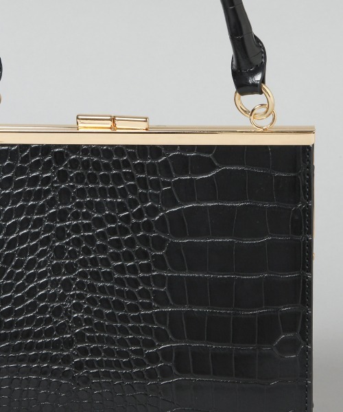 HARE（ハレ）の「ミニマルガマグチBAG(HARE)（ショルダーバッグ・レディース・ブラック/ブラック系その他・FREE）」の9枚目の写真