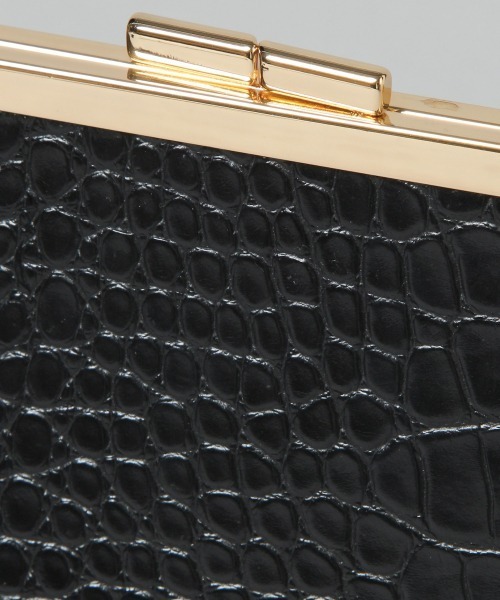 HARE（ハレ）の「ミニマルガマグチBAG(HARE)（ショルダーバッグ・レディース・ブラック/ブラック系その他・FREE）」の13枚目の写真