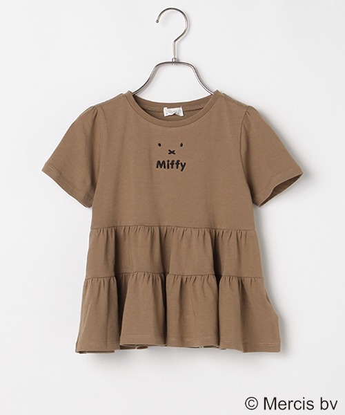 b・ROOM(ビールーム)の「【ディック・ブルーナ】MIFFYティアードTシャツ(Tシャツ/カットソー・キッズ・オフホワイト/ライトピンク/ベージュ/ブラック・120cm/100cm/90cm/130cm/110cm)」の3枚目の写真