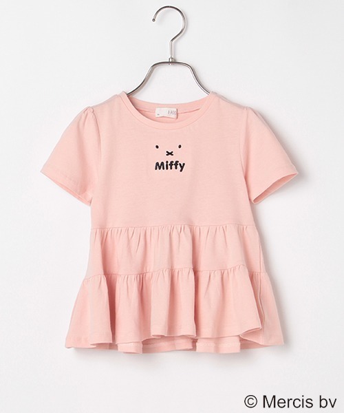 b・ROOM(ビールーム)の「【ディック・ブルーナ】MIFFYティアードTシャツ(Tシャツ/カットソー・キッズ・オフホワイト/ライトピンク/ベージュ/ブラック・120cm/100cm/90cm/130cm/110cm)」の4枚目の写真