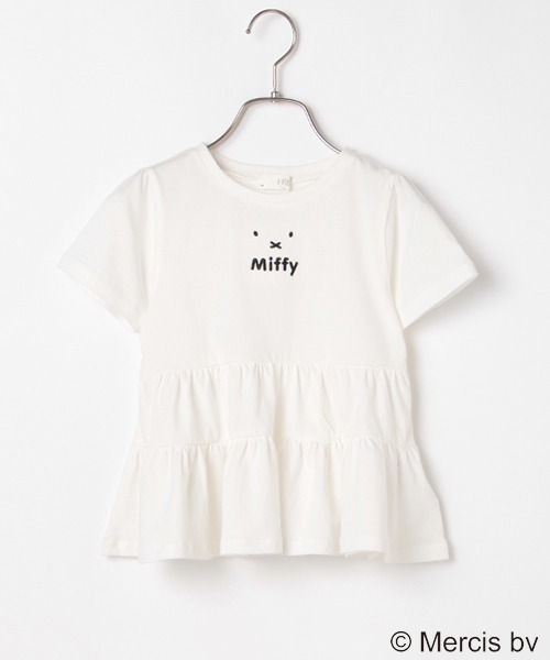 b・ROOM(ビールーム)の「【ディック・ブルーナ】MIFFYティアードTシャツ(Tシャツ/カットソー・キッズ・オフホワイト/ライトピンク/ベージュ/ブラック・120cm/100cm/90cm/130cm/110cm)」の6枚目の写真