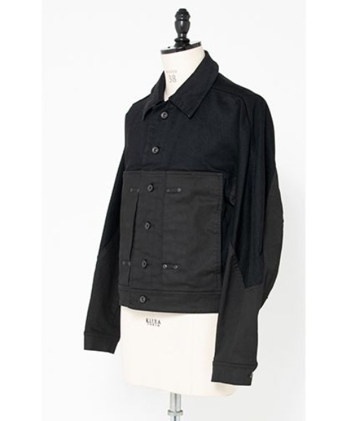 ユリウス ナイロンジャケット ブラック 2019プレスプリング M 入荷情報