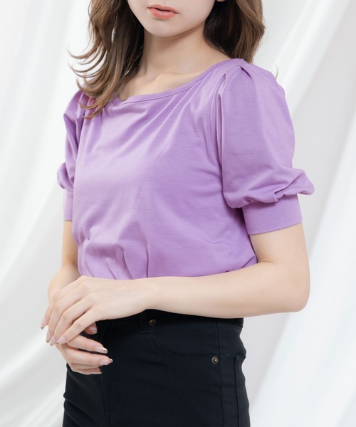 パフスリーブトップス（Tシャツ/カットソー）｜Newlyme（ニューリー  