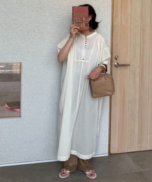 コットンボイルパフスリーブワンピース ワンピース Doux Archives ドゥアルシーヴ のファッション通販 Zozotown