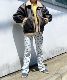 HOLIDAY（ホリデイ）の「FLIGHT BOA JACKET フライトボアジャケット 