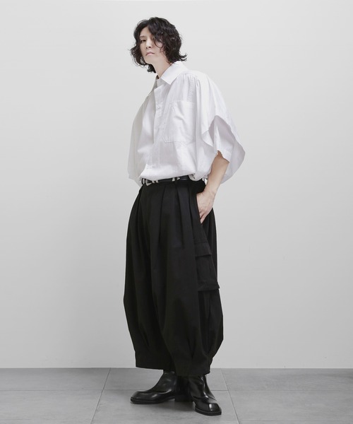 minsobi(ミンソビ)の「ワイドバルーンパンツ サイドポケットパンツ(その他パンツ・メンズ・ブラック・FREE)」の6枚目の写真