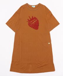 HAKKA KIDS（ハッカキッズ）の「[ジュニアサイズ]いちごプリントリラックスワンピース（ルームワンピース・キッズ）」
