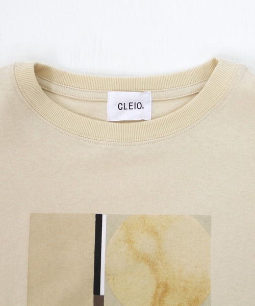 CLEIO（クレイオ）の「【CLEIO】ニュアンスアートプリントTシャツ（Tシャツ/カットソー・レディース・ベージュ/オフホワイト・FREE）」の16枚目の写真