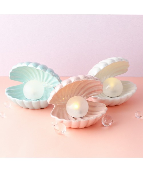 Francfranc（フランフラン）の「シェル ランプ ミント（照明・レディース・ミント・FREE）」の10枚目の写真