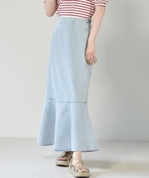 RETRO GIRL | マーメイドツイルスカート(デニムスカート)