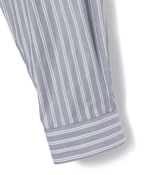 Toironier（トワロニエ）の「Toironier/トワロニエ/ストライプルーズシャツ(レギュラーフィット)（シャツ/ブラウス・メンズ・ネイビー・0）」の11枚目の写真