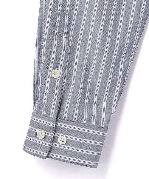Toironier（トワロニエ）の「Toironier/トワロニエ/ストライプルーズシャツ(レギュラーフィット)（シャツ/ブラウス・メンズ・ネイビー・0）」の12枚目の写真
