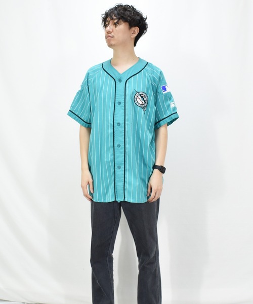 フロリダマーリンズ ベースボールシャツ Starter スターター STARTER（スターター）の「【ヴィンテージ古着】90's STARTER