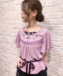 ローズガーデンフリル袖PO