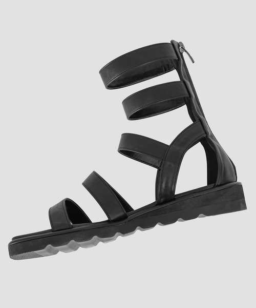 FOLLOWIN(フォロウィン)の「ストラップグラディエイターフラットサンダル(サンダル・レディース・ブラック/ブラウン・23.0cm/24.0cm/25.0cm)」の15枚目の写真