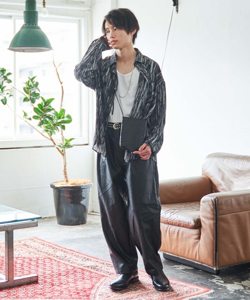 WEGO（ウィゴー）の「WEGO/総柄ビックシルエットシャツ（シャツ/ブラウス・メンズ・その他1・MEDIUM/LARGE）」の4枚目の写真