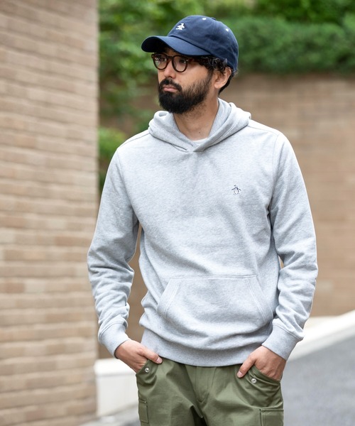 Original Penguin by Munsingwear（オリジナルペンギン バイ マンシングウェア）の「ペンギン バイ マンシングウェア ペンギンパーカー メンズ ユニセックス ウェア スポーツウェア ゴルフ（パーカー・メンズ・グレー・XL/S/M/L）」の4枚目の写真