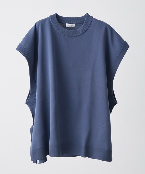 JUNRED（ジュンレッド）の「【こめ×JUNRed】サイドベルト ルーズベスト（ベスト・メンズ・ブルー系その他4/ベージュ系その他・M/L）」の17枚目の写真