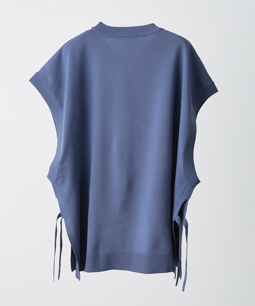 JUNRED（ジュンレッド）の「【こめ×JUNRed】サイドベルト ルーズベスト（ベスト・メンズ・ブルー系その他4/ベージュ系その他・M/L）」の18枚目の写真