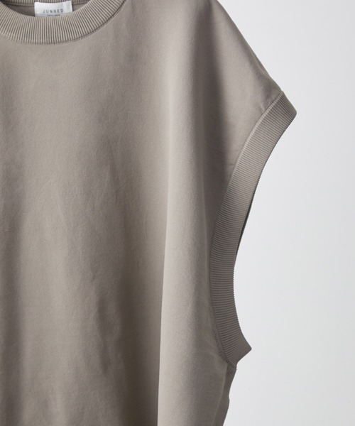 JUNRED（ジュンレッド）の「【こめ×JUNRed】サイドベルト ルーズベスト（ベスト・メンズ・ブルー系その他4/ベージュ系その他・M/L）」の22枚目の写真