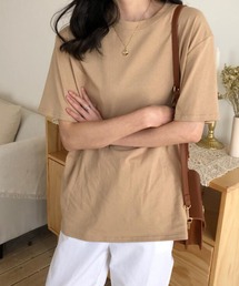 無地ベーシッククルーネックTシャツ