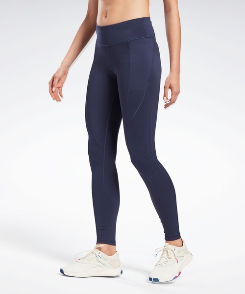 Reebok(リーボック)の「ワークアウト レディ パント プログラム レギンス / Workout Ready Pant Program Leggings(レギンス/スパッツ・レディース・ブラック/ネイビー・SMALL/MEDIUM/LARGE/X-LARGE/XX-LARGE/X-SMALL)」の4枚目の写真