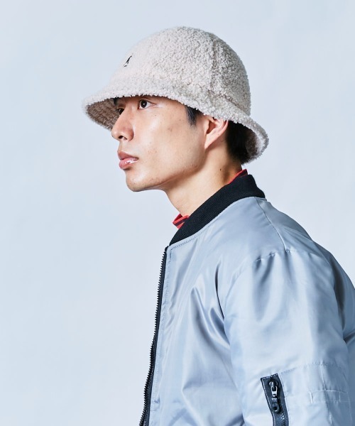 KANGOL（カンゴール）の「KANGOL SMU Sheep Fur Casual（ハット・レディース・ブラウン/アイボリー/ブラック・LARGE/X-LARGE/MEDIUM）」の21枚目の写真