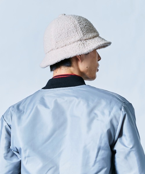 KANGOL（カンゴール）の「KANGOL SMU Sheep Fur Casual（ハット・レディース・ブラウン/アイボリー/ブラック・LARGE/X-LARGE/MEDIUM）」の10枚目の写真
