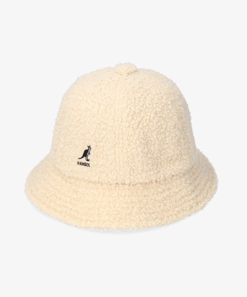 KANGOL（カンゴール）の「KANGOL SMU Sheep Fur Casual（ハット・レディース・ブラウン/アイボリー/ブラック・LARGE/X-LARGE/MEDIUM）」の4枚目の写真