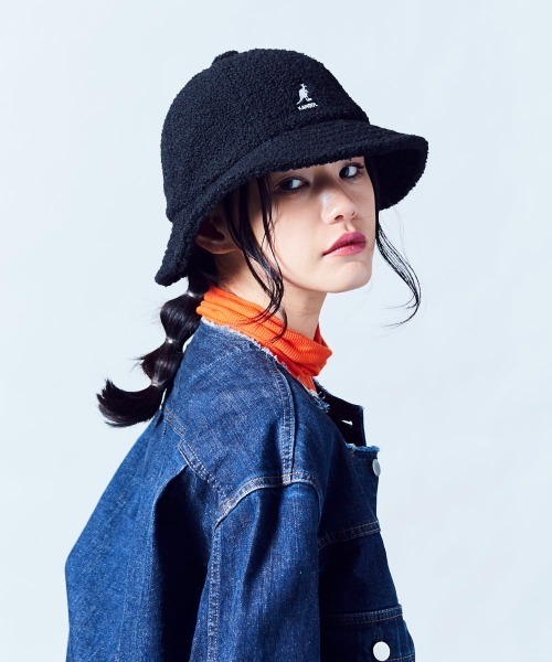 KANGOL（カンゴール）の「KANGOL SMU Sheep Fur Casual（ハット・レディース・ブラウン/アイボリー/ブラック・LARGE/X-LARGE/MEDIUM）」の16枚目の写真