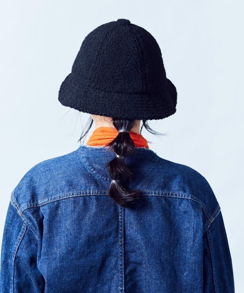 KANGOL（カンゴール）の「KANGOL SMU Sheep Fur Casual（ハット・レディース・ブラウン/アイボリー/ブラック・LARGE/X-LARGE/MEDIUM）」の22枚目の写真