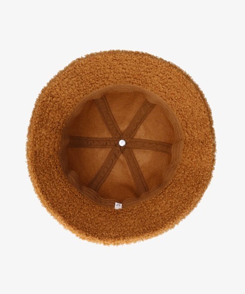 KANGOL（カンゴール）の「KANGOL SMU Sheep Fur Casual（ハット・レディース・ブラウン/アイボリー/ブラック・LARGE/X-LARGE/MEDIUM）」の6枚目の写真