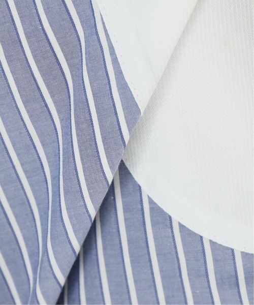 Simplicite(サンプリシテ)の「クレリック ブザム シャツ(シャツ/ブラウス・レディース・ベージュ/ブルー系その他・FREE)」の11枚目の写真