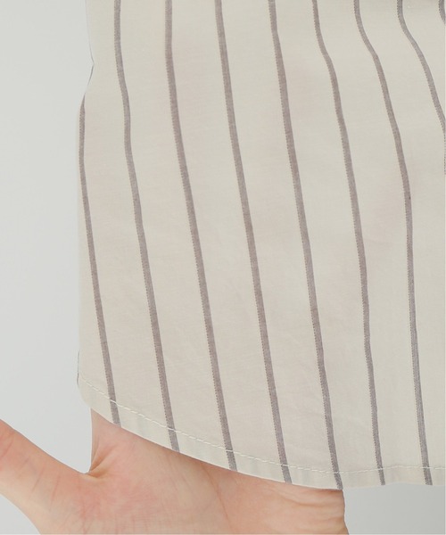 Simplicite(サンプリシテ)の「クレリック ブザム シャツ(シャツ/ブラウス・レディース・ベージュ/ブルー系その他・FREE)」の7枚目の写真