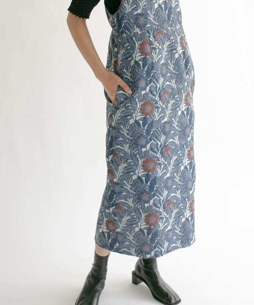 KBF（ケイビーエフ）の「ジャガードIラインワンピース（ワンピース・レディース・ブルー系その他/イエロー系その他・ONE）」の5枚目の写真