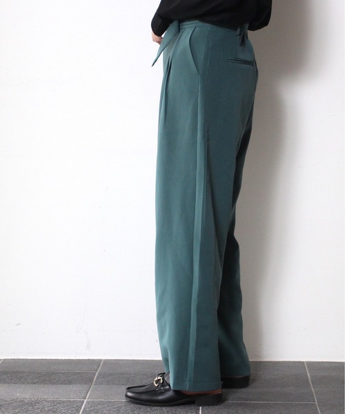 one way（ワンウェイ）の「【oneway】2タックプレスパンツ（スラックス・レディース・ライトグリーン/パープル/ブラウン系その他/ベージュ・FREE）」の21枚目の写真