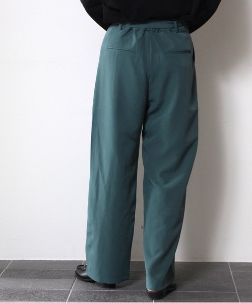 one way（ワンウェイ）の「【oneway】2タックプレスパンツ（スラックス・レディース・ライトグリーン/パープル/ブラウン系その他/ベージュ・FREE）」の8枚目の写真